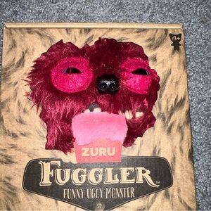 NEW IN BOX Hairy Fuggs Fuggler Maroon Sir Belch Furry Red Tongue Monster